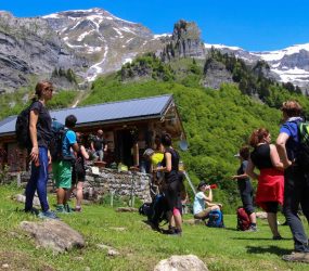 Rencontre au chalet-buvette du Boret