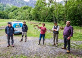 Visite sur l'alpage du Frénalay