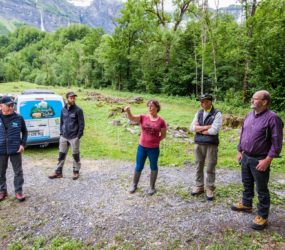 Visite sur l'alpage du Frénalay