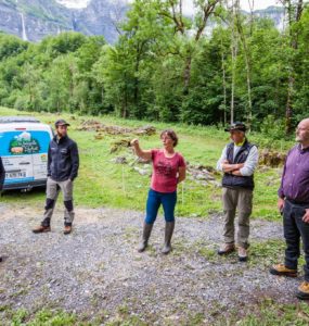 Visite sur l'alpage du Frénalay