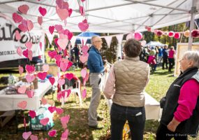 Marche Rose oragnisée par Art de Vivre association at Départ Taninges & Samoëns, Lac Bleu, Morillon, Haute-Savoie, France on October 24 2021. Photo © David Casartelli