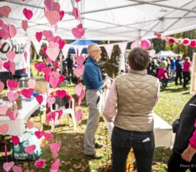 Marche Rose oragnisée par Art de Vivre association at Départ Taninges & Samoëns, Lac Bleu, Morillon, Haute-Savoie, France on October 24 2021. Photo © David Casartelli