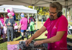 Marche Rose oragnisée par Art de Vivre association at Départ Taninges & Samoëns, Lac Bleu, Morillon, Haute-Savoie, France on October 24 2021. Photo © David Casartelli