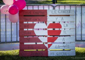 Marche Rose oragnisée par Art de Vivre association at Départ Taninges & Samoëns, Lac Bleu, Morillon, Haute-Savoie, France on October 24 2021. Photo © David Casartelli