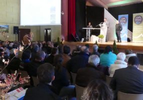 Stéphane Bouve, président de la Communauté de Communes, lors de son discours de bienvenue