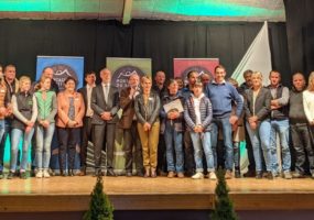 Photo finale avec tous les primés de l'édition 2021