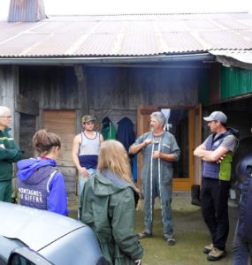 Visite sur l'alpage du Croz