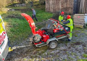 Intervention des agents de la Communauté de Communes chez un particulier