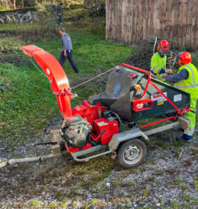 Intervention des agents de la Communauté de Communes chez un particulier