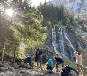 Randonnée entre la cascade du Rouget et les cascades de la Sauffaz et de la Pleureuse